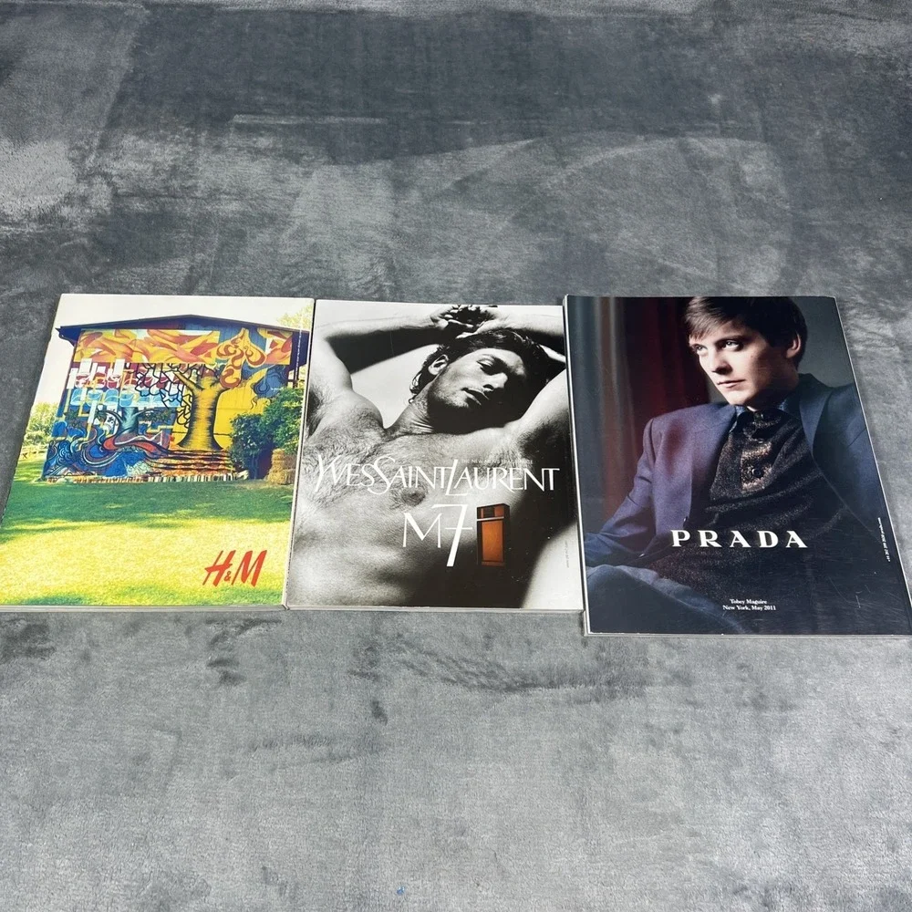 Vintage Dazed & Confused Magazine Lot of 3 Tom Hardy British Fashion‎ Luxury Y2K